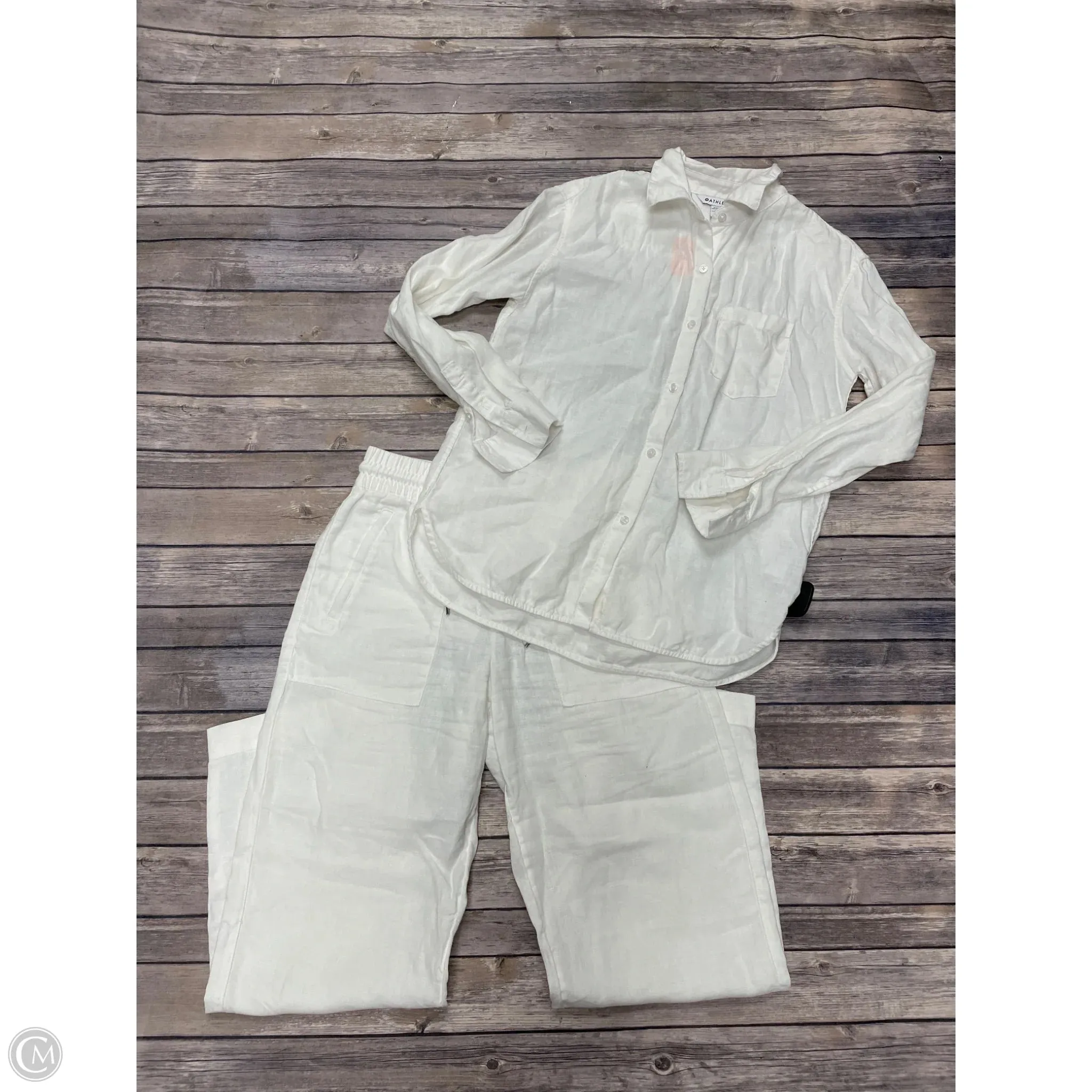 Athletic Pants 2pc By Athleta In White, Size: Xs