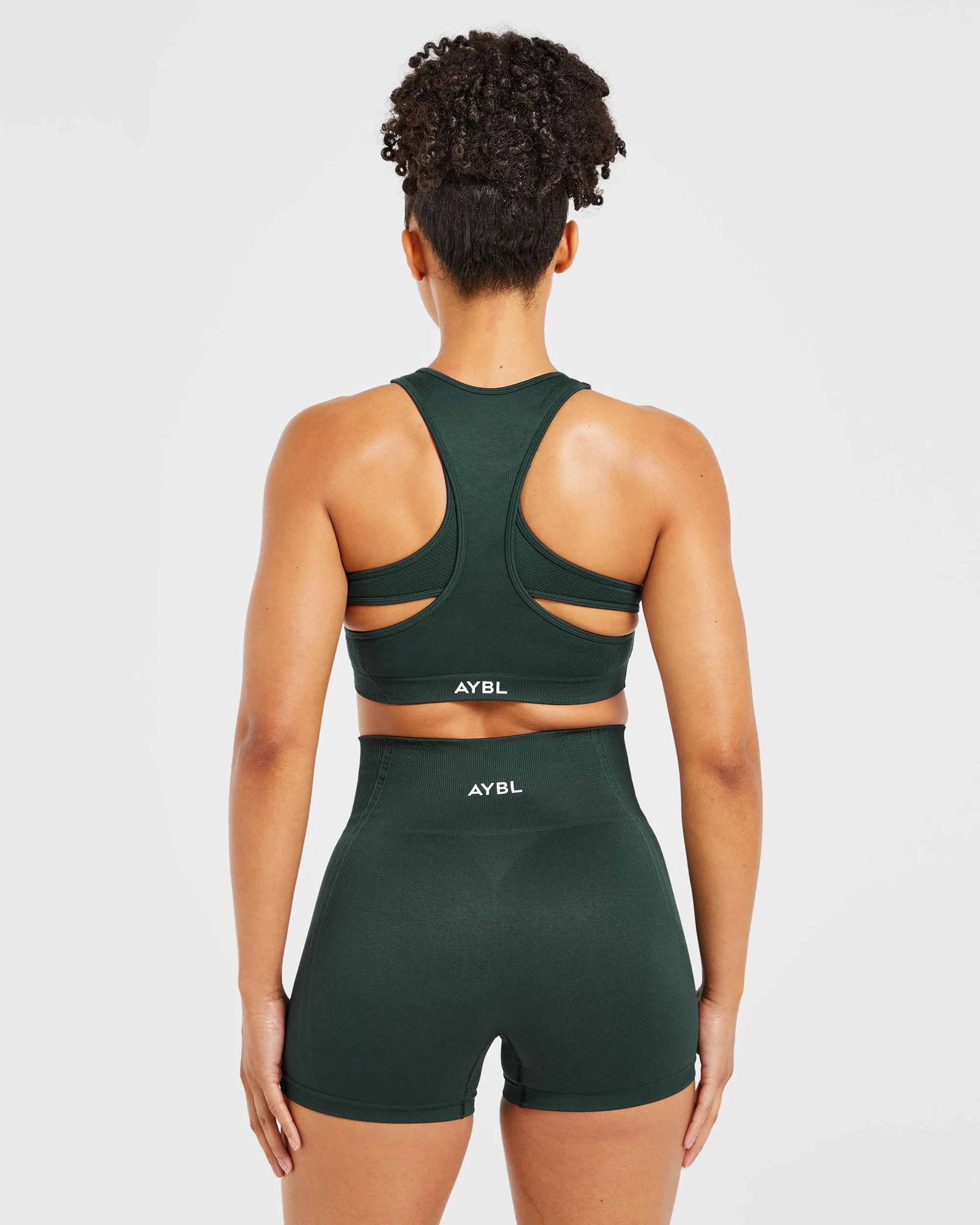 Balance V3 Seamless Sports Bra - Dark Green