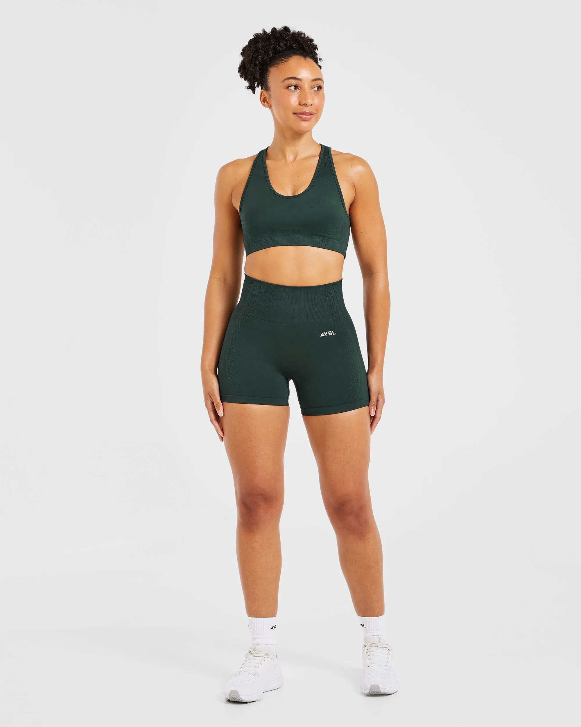 Balance V3 Seamless Sports Bra - Dark Green