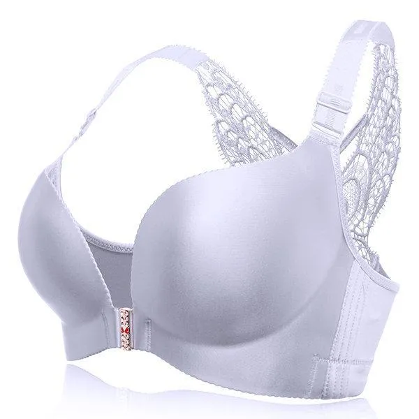 Beautiful Butterfly Back Wireless Front Closure Push Up Bras