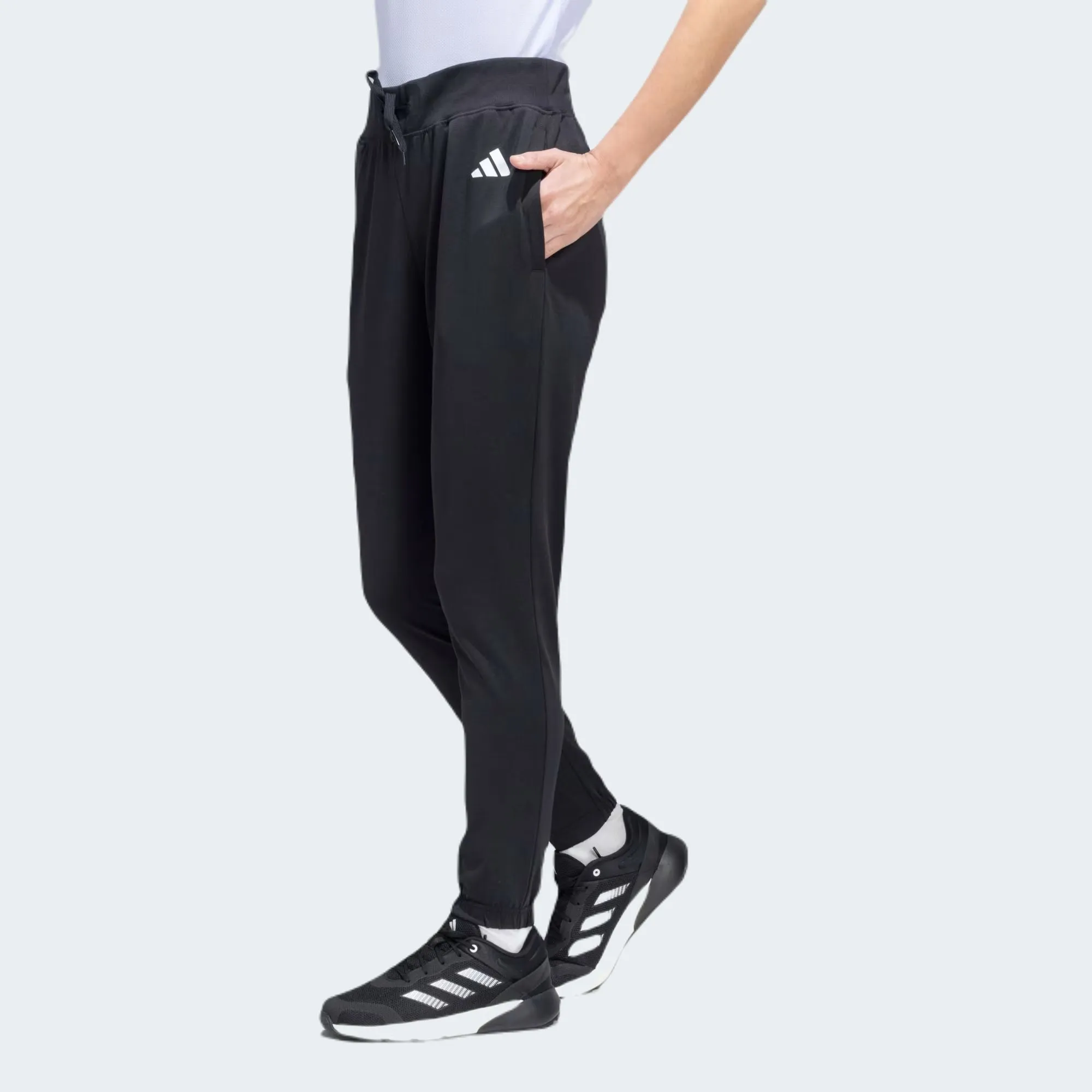 Black E Track Pant