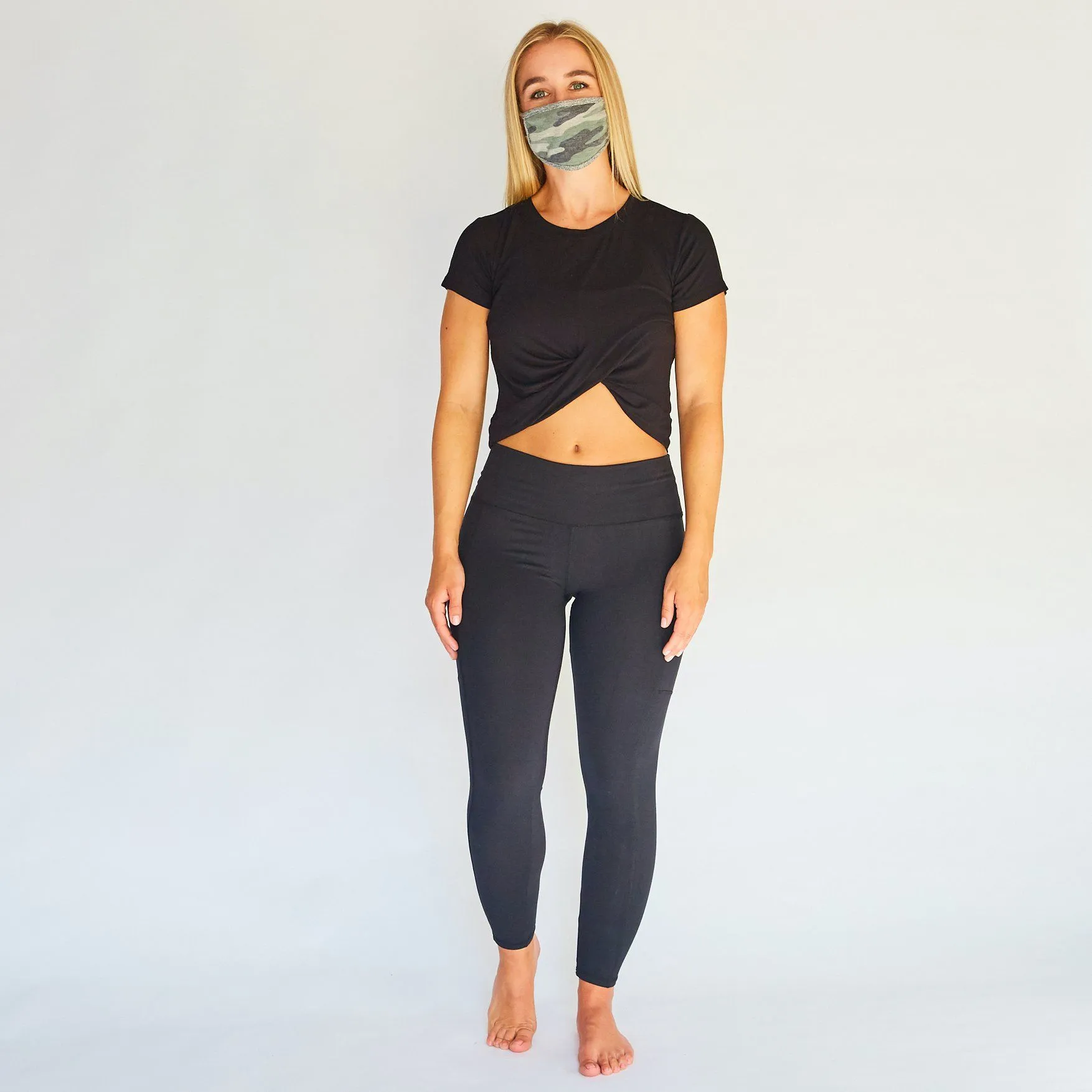 Black Side Pocket Legging