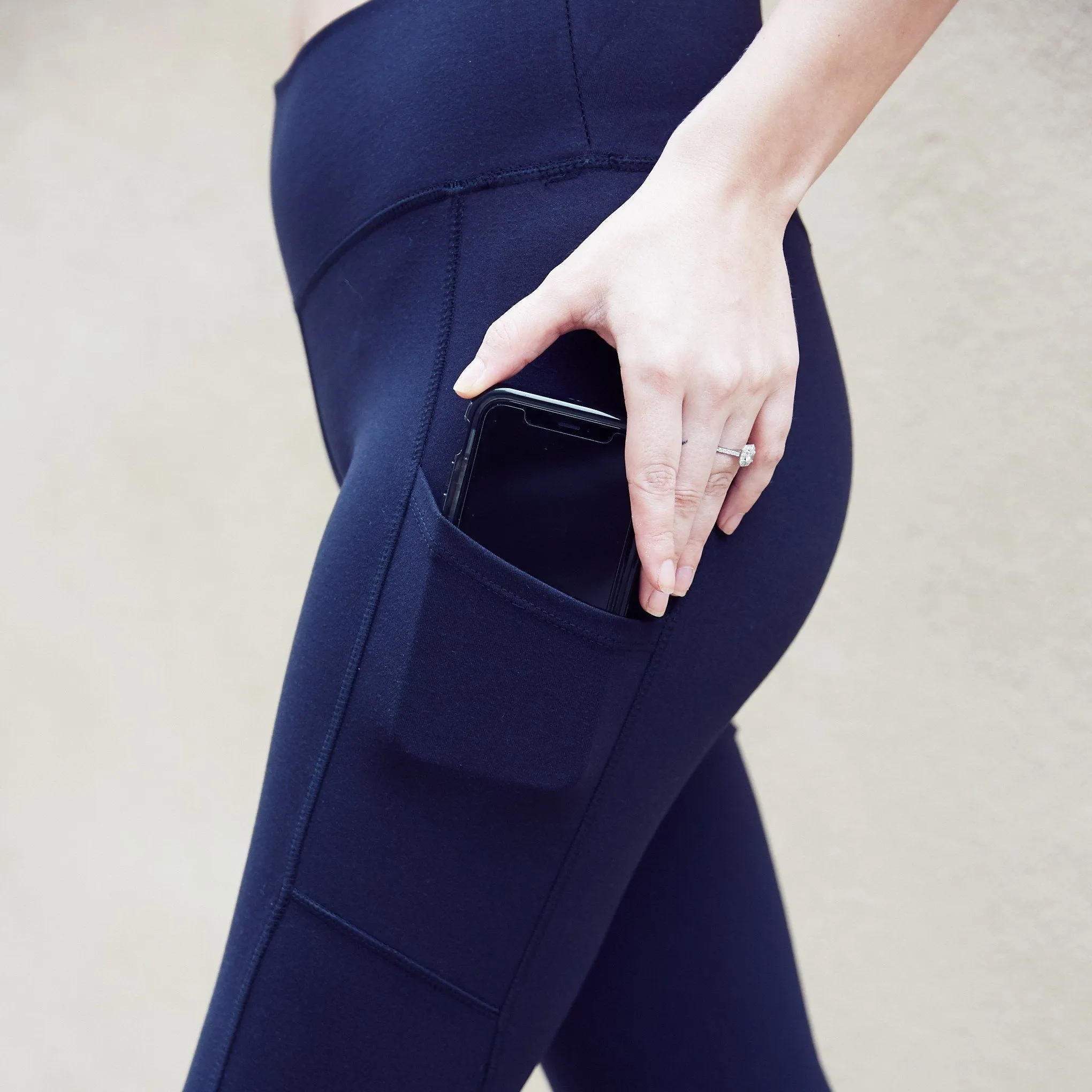 Black Side Pocket Legging