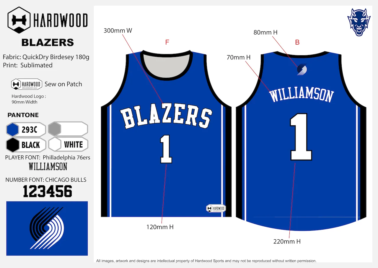 Blazers Basketball Jersey