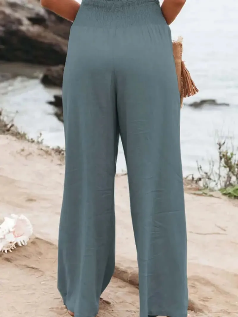Boho Chic High-Waist Breezy Pants
