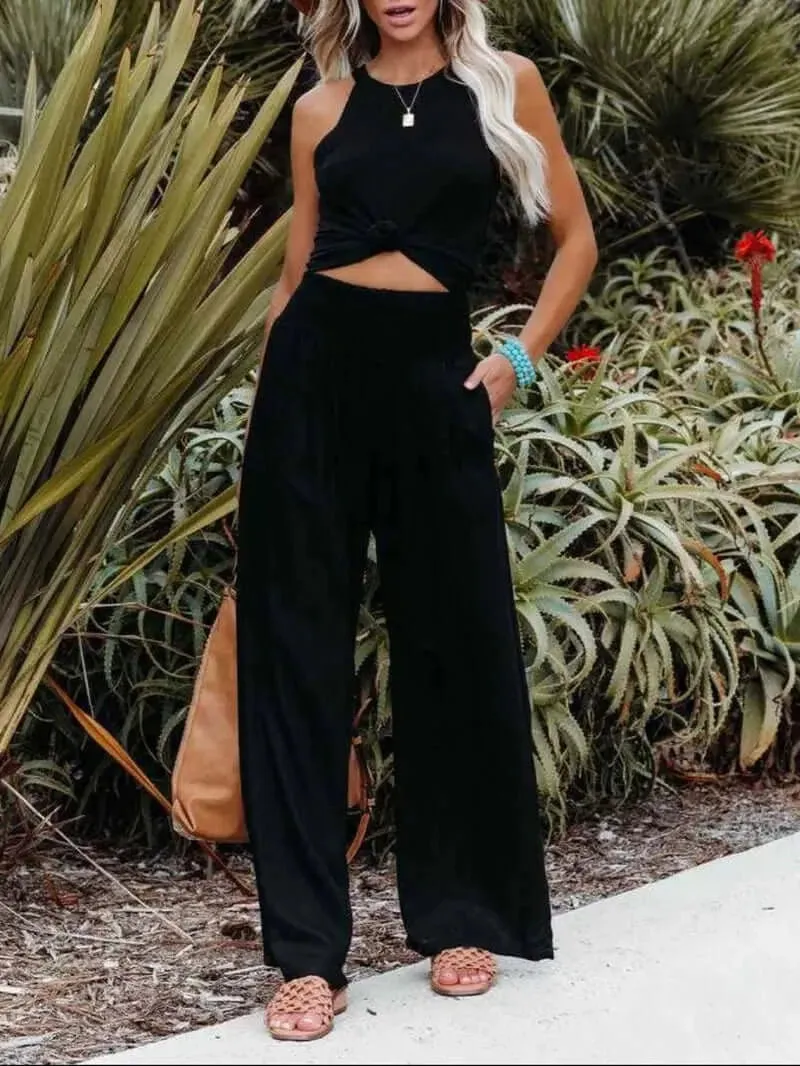 Boho Chic High-Waist Breezy Pants