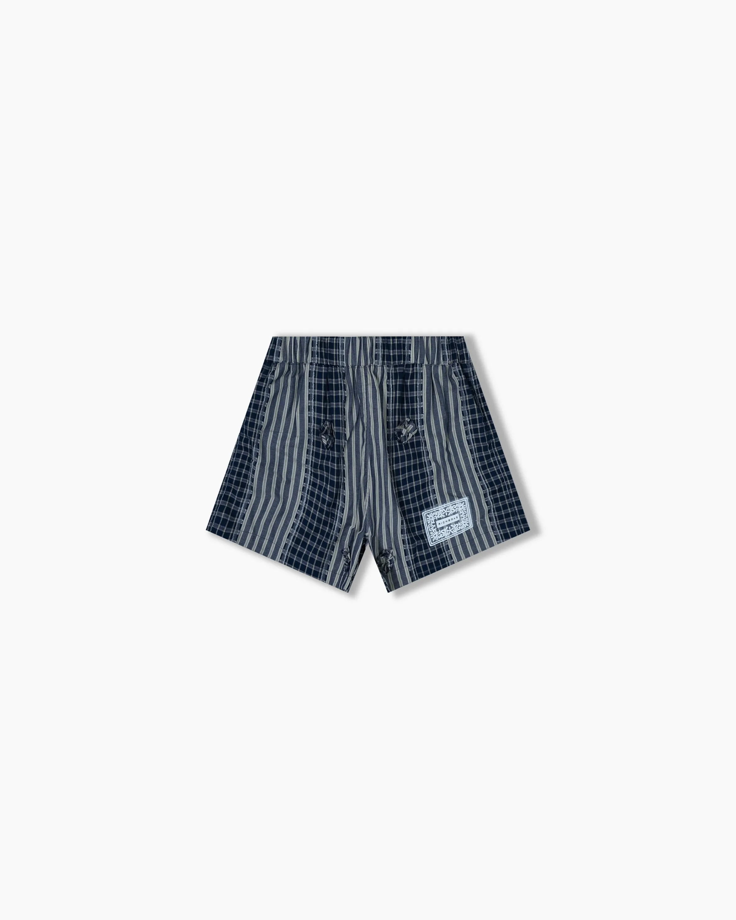 Boxers Plaid - Navy Blue