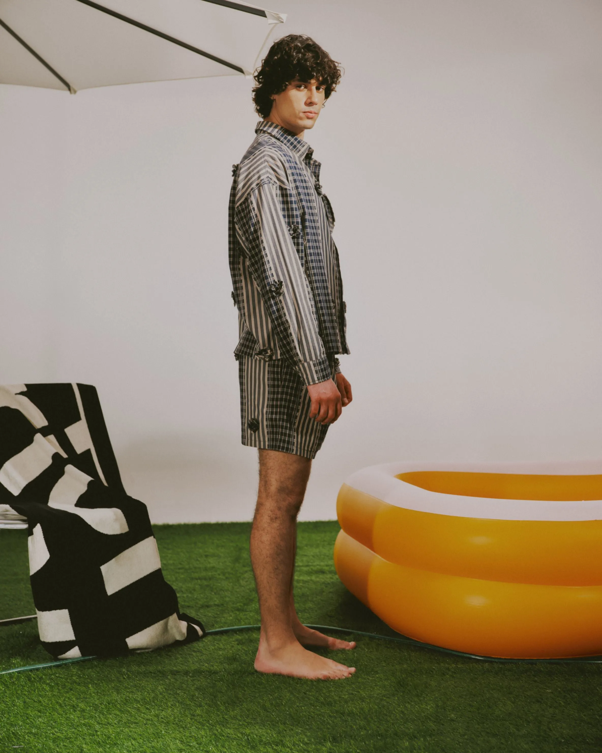 Boxers Plaid - Navy Blue