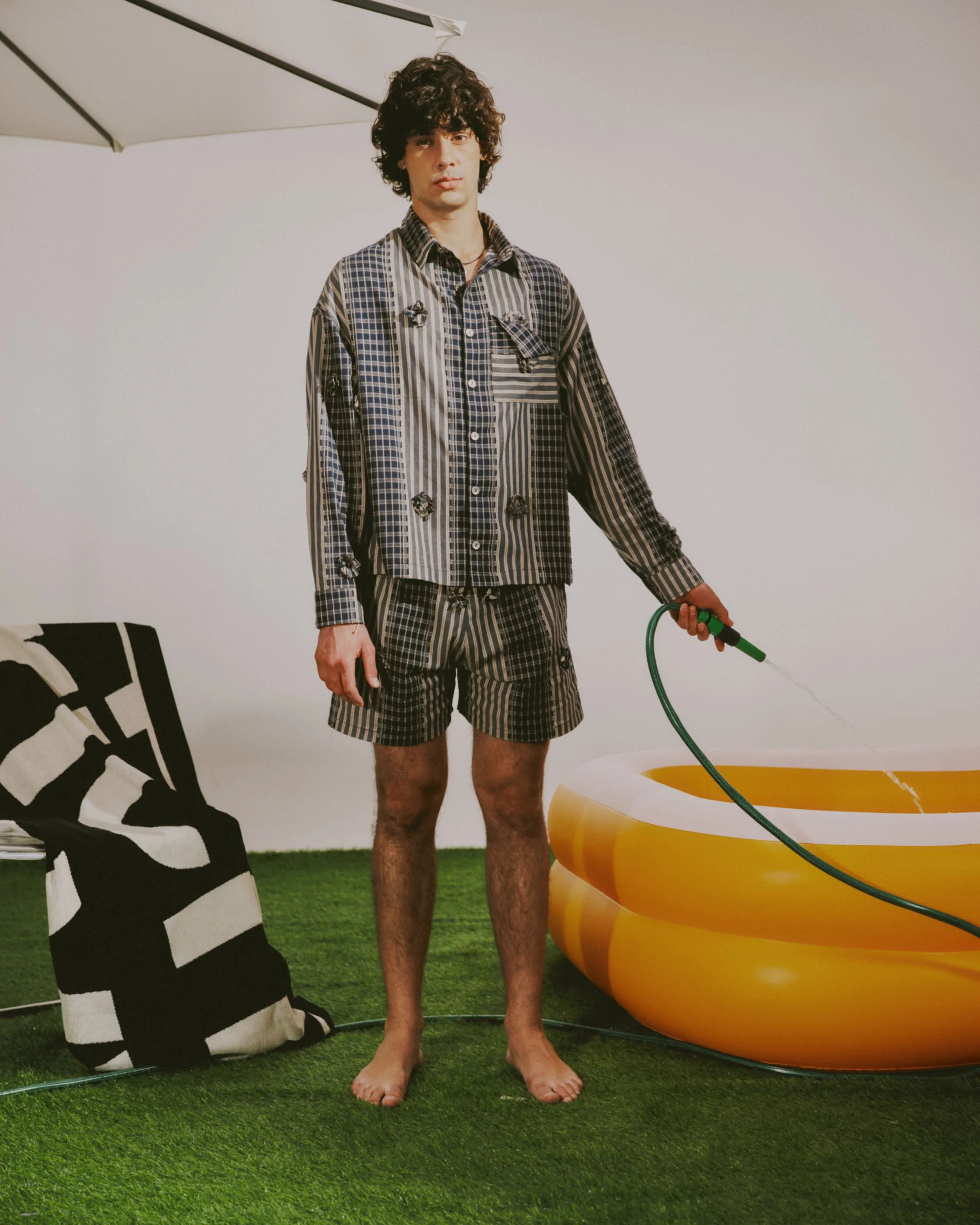Boxers Plaid - Navy Blue