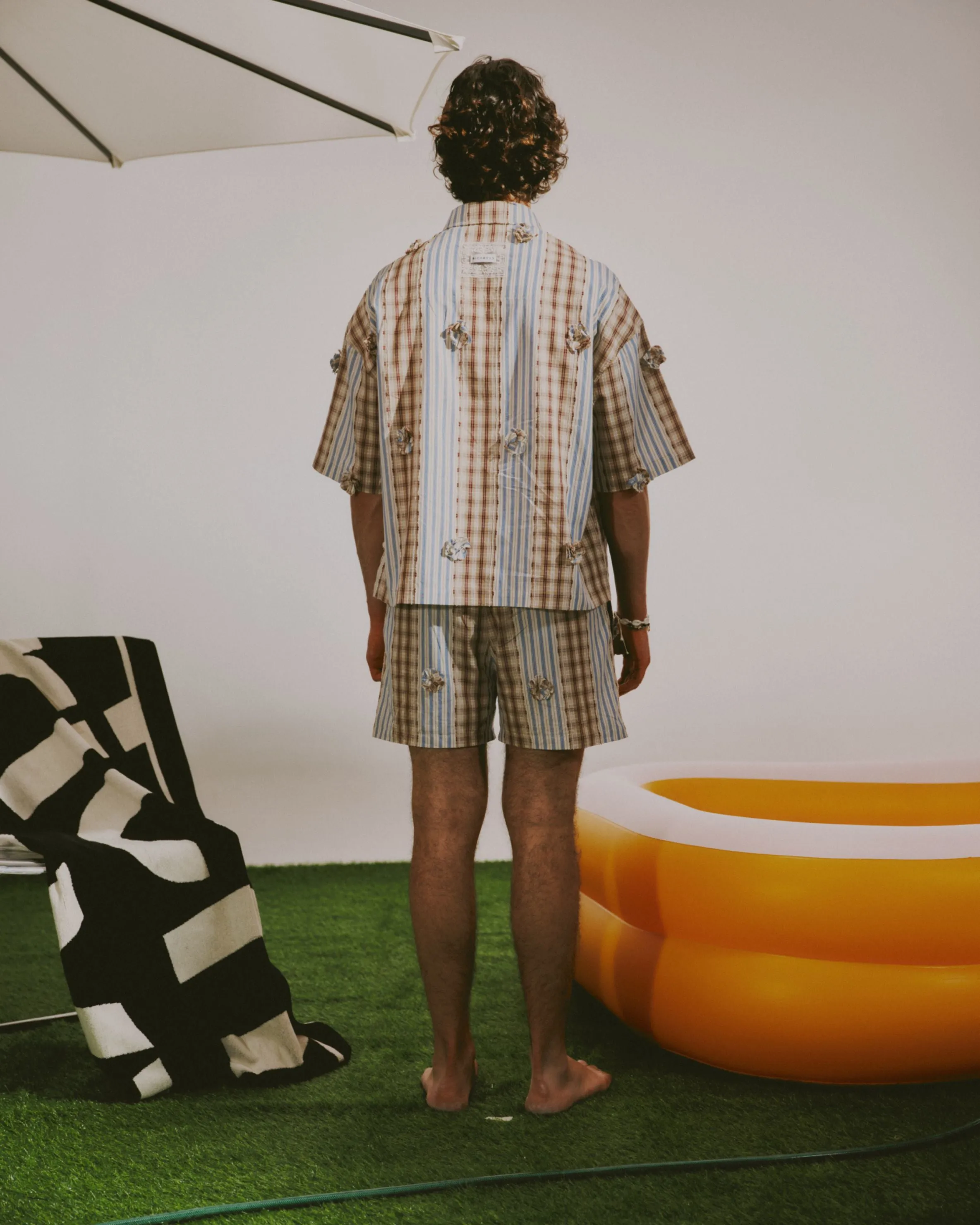 Boxers Plaid - Sky