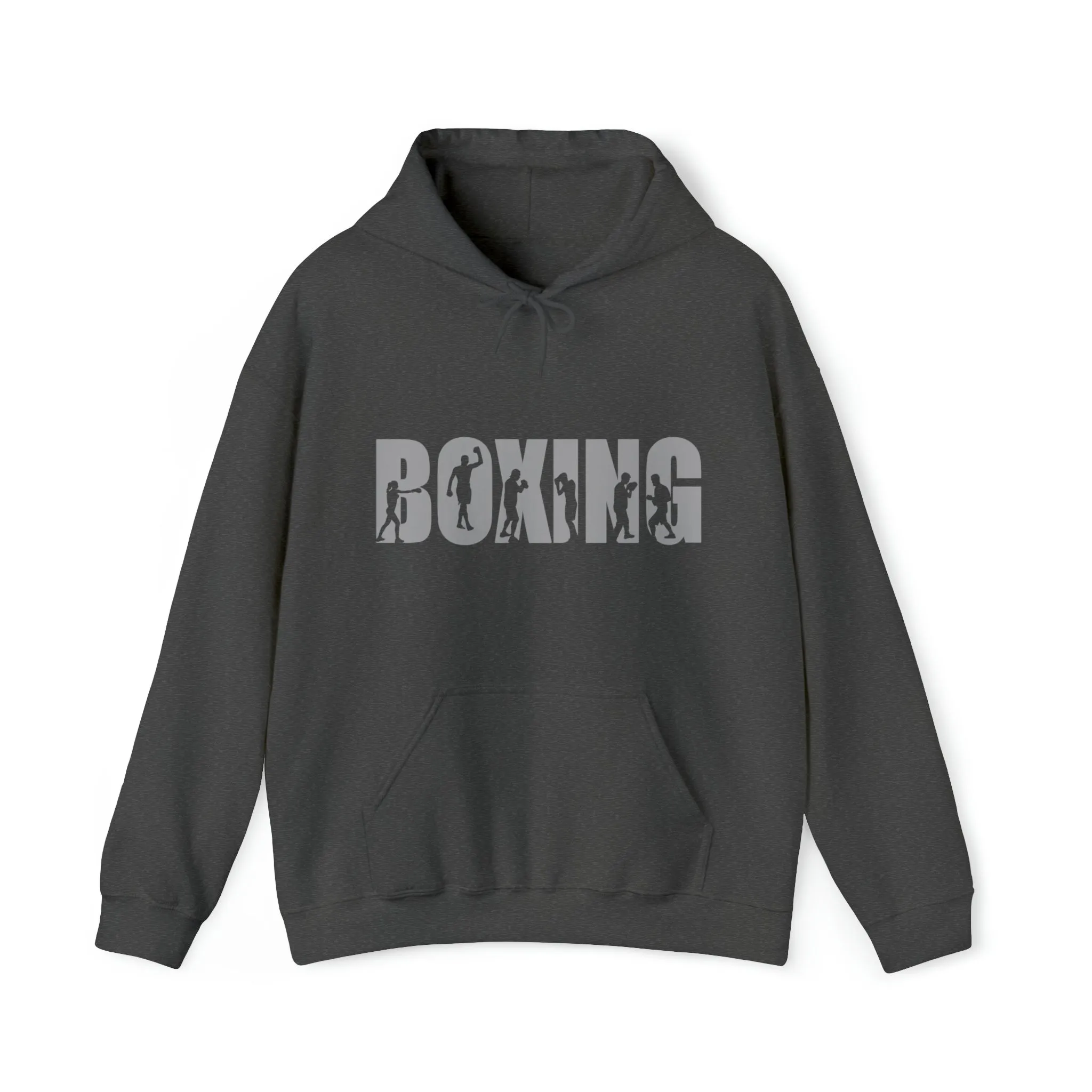 Boxing Silhouette Sport | Unisex Hooded Hoodie Sweatshirt | Embrace Your Vibe