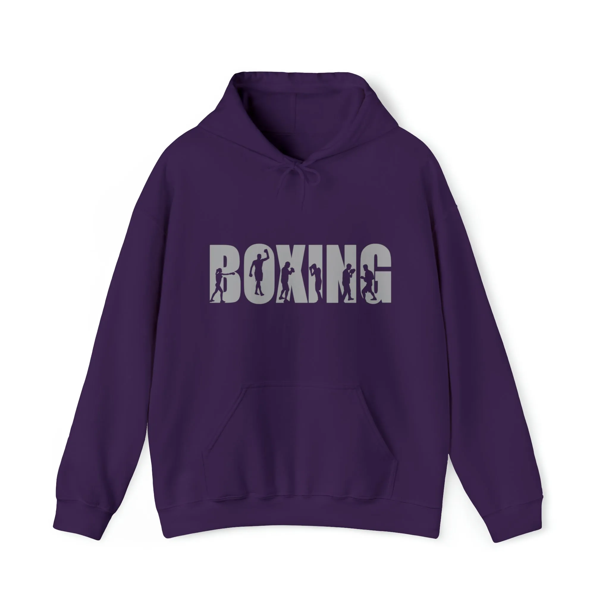 Boxing Silhouette Sport | Unisex Hooded Hoodie Sweatshirt | Embrace Your Vibe