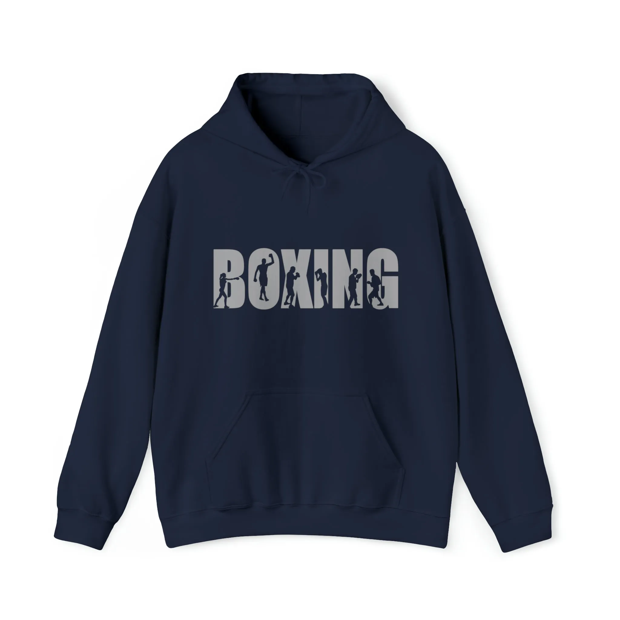 Boxing Silhouette Sport | Unisex Hooded Hoodie Sweatshirt | Embrace Your Vibe
