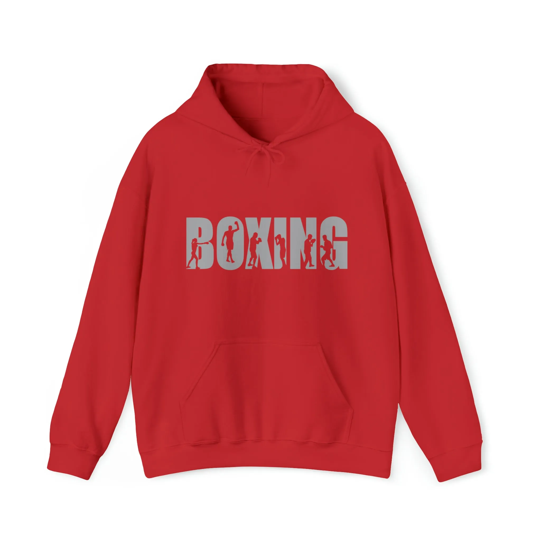 Boxing Silhouette Sport | Unisex Hooded Hoodie Sweatshirt | Embrace Your Vibe