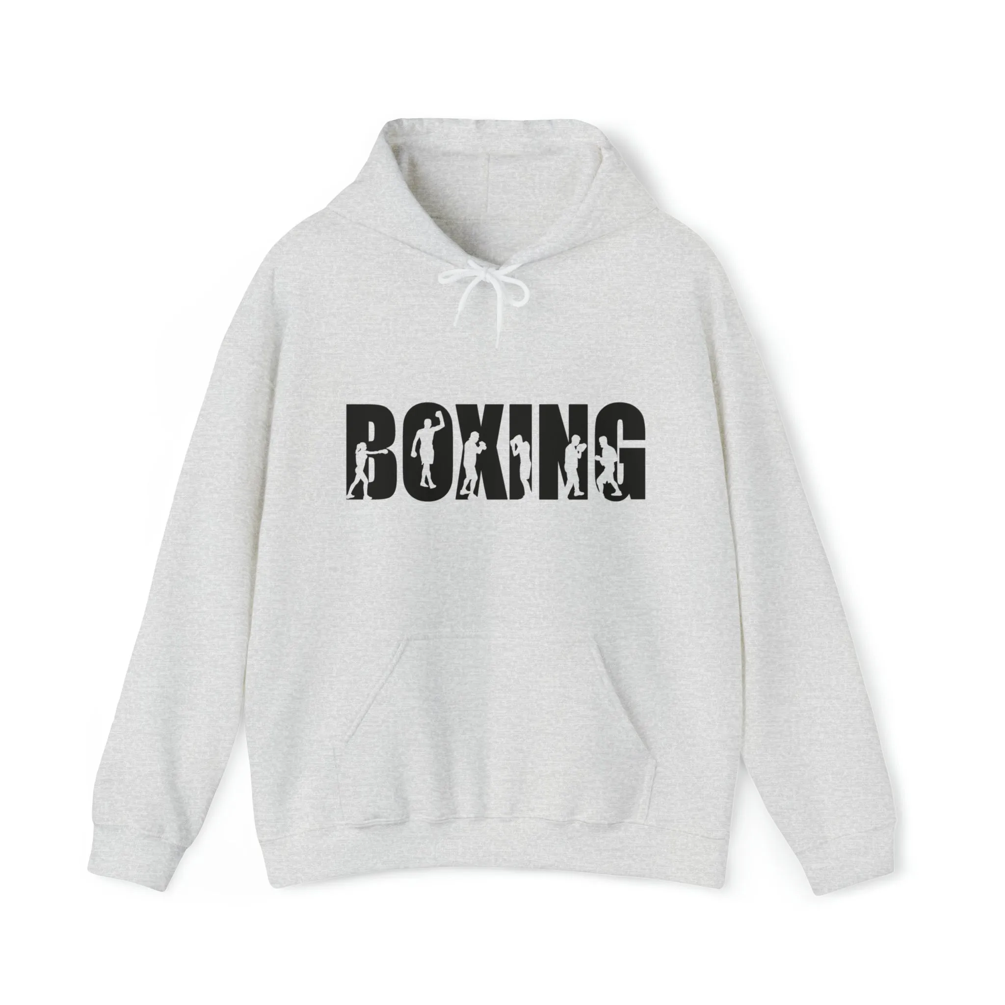 Boxing Silhouette Sport | Unisex Hooded Hoodie Sweatshirt | Embrace Your Vibe