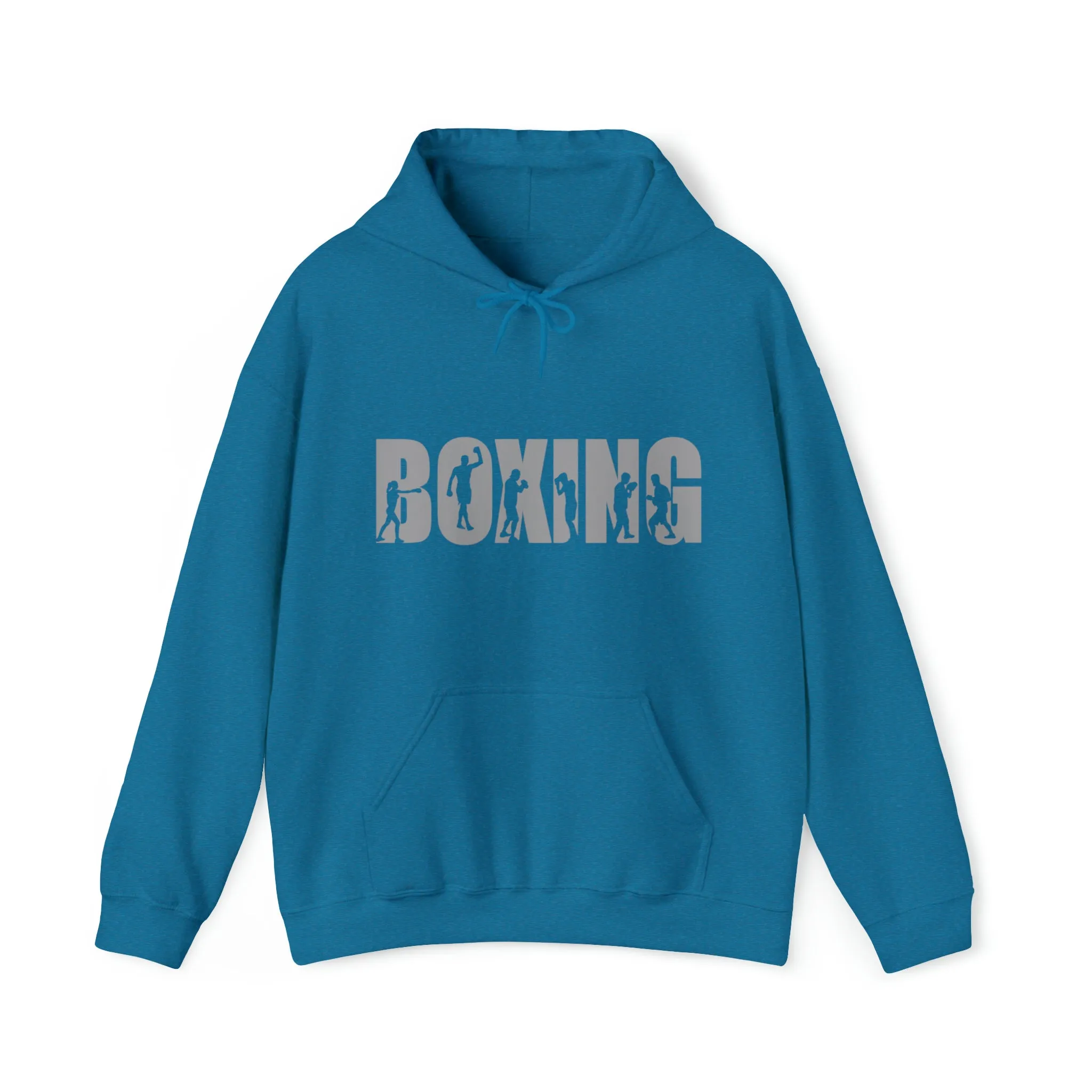 Boxing Silhouette Sport | Unisex Hooded Hoodie Sweatshirt | Embrace Your Vibe