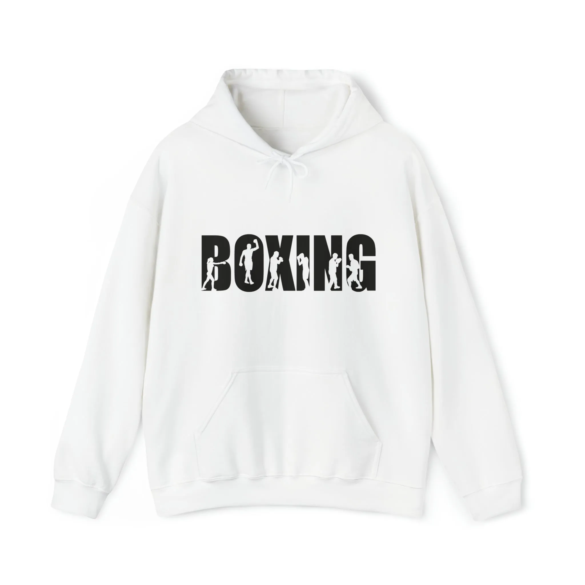 Boxing Silhouette Sport | Unisex Hooded Hoodie Sweatshirt | Embrace Your Vibe