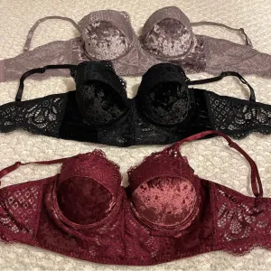 Bras medium set of 3