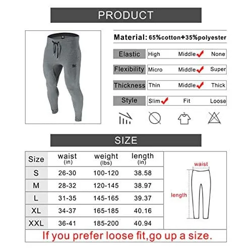 BROKIG Mens Zip Joggers Pants - Casual Gym Fitness Trousers Comfortable Tracksuit Slim Fit Bottoms Sweatpants with Pockets (Dark Grey)