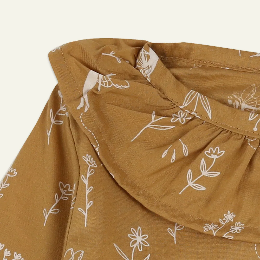 Brown Fairy Print Romper