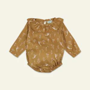 Brown Fairy Print Romper
