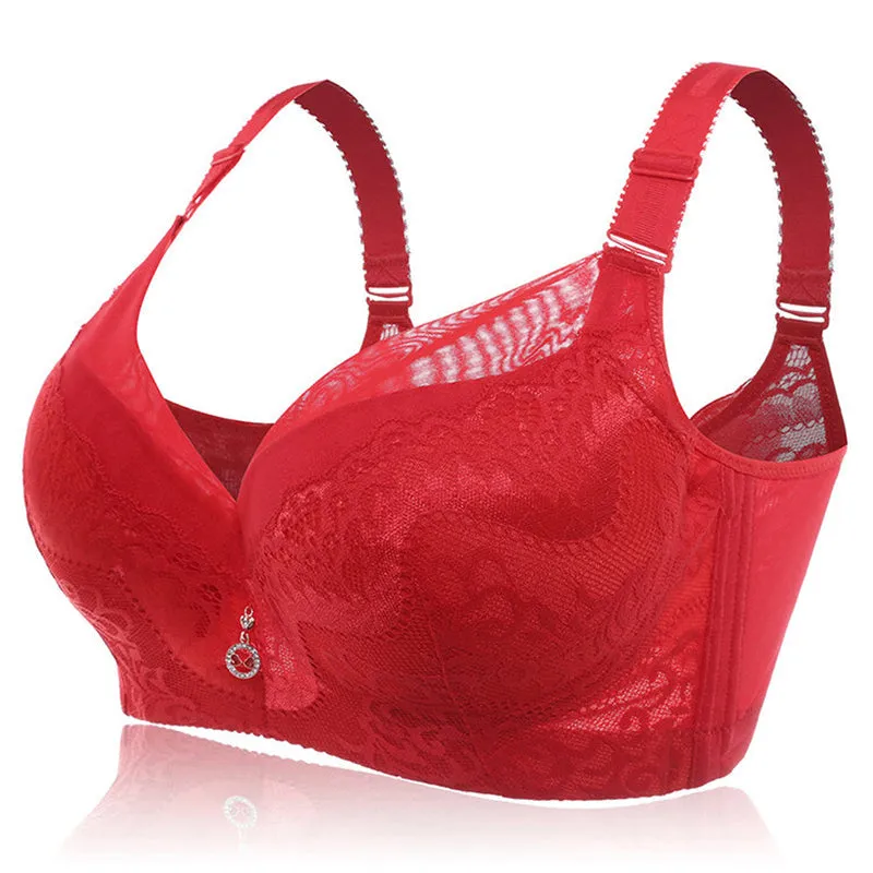 Busty Push Up Underwire Lace Bra That Fits - White