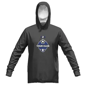 C2C Fleece Pullover Hoodie Dark Grey Marle
