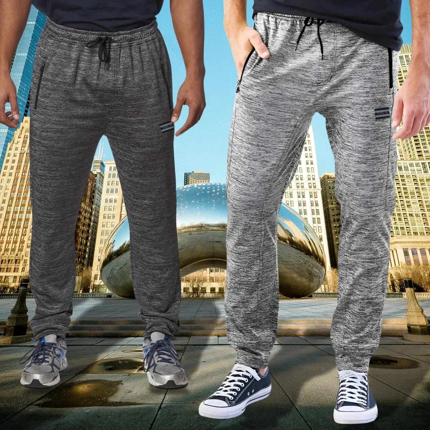 Carbon Drift Performance Joggers - Gray Heather