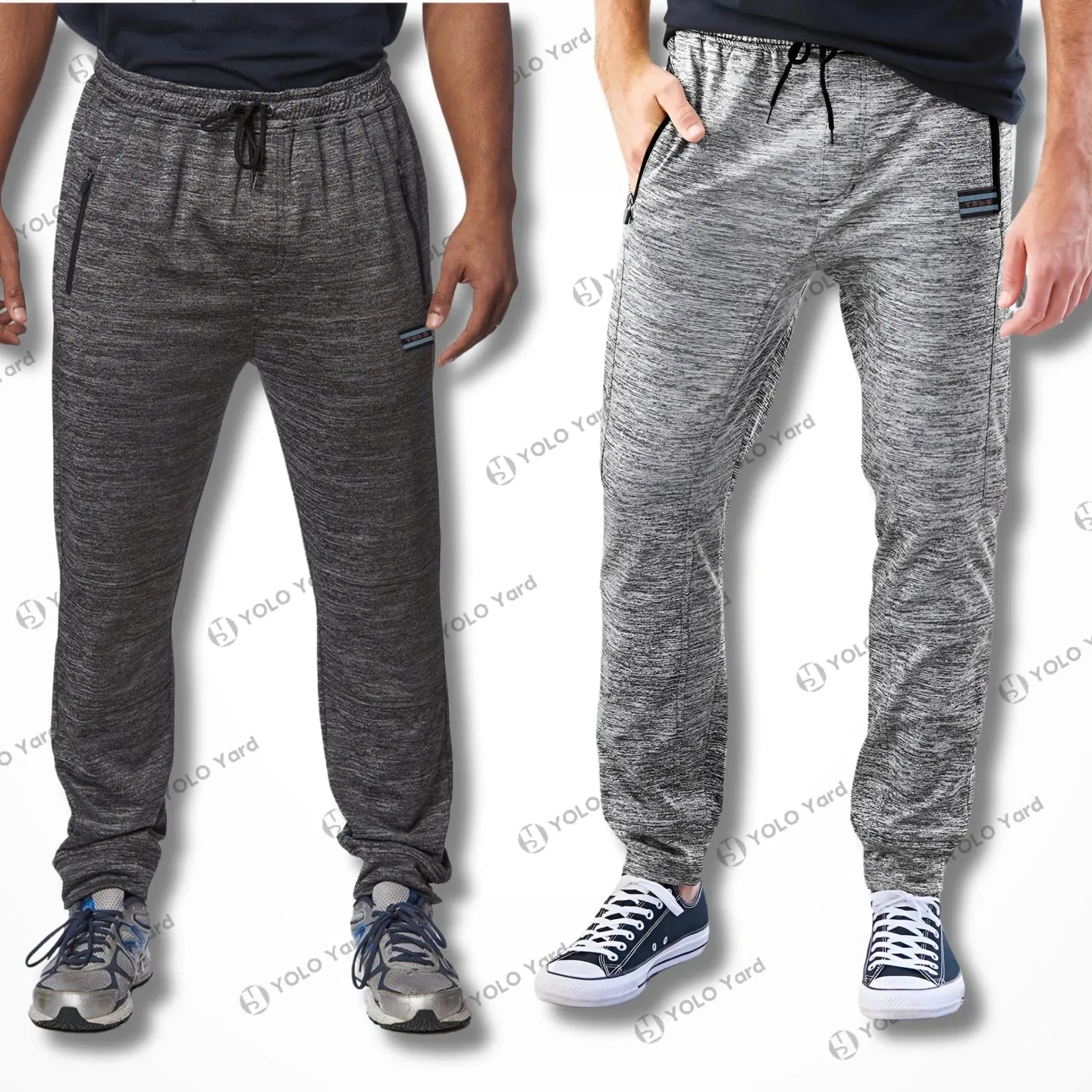 Carbon Drift Performance Joggers - Gray Heather