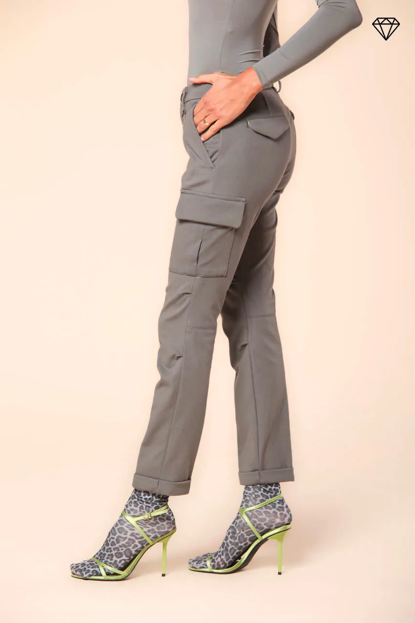 Chile City women's cargo pants in jersey technical ① 