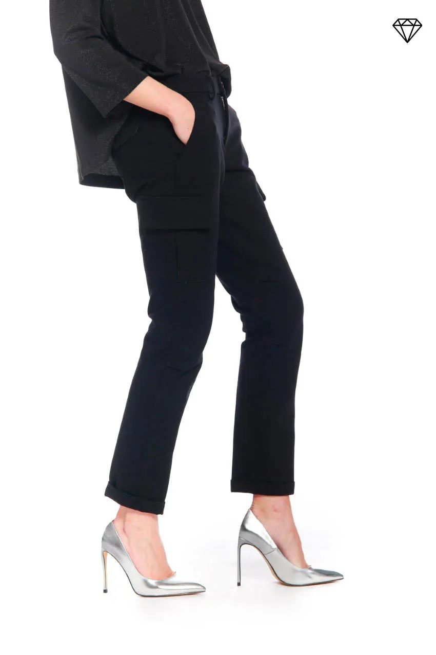 Chile City women's cargo pants in jersey technical  ①