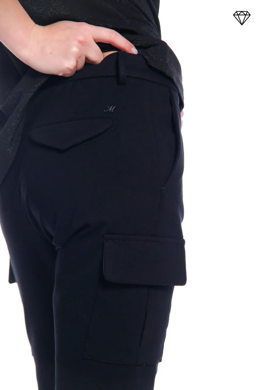 Chile City women's cargo pants in jersey technical  ①