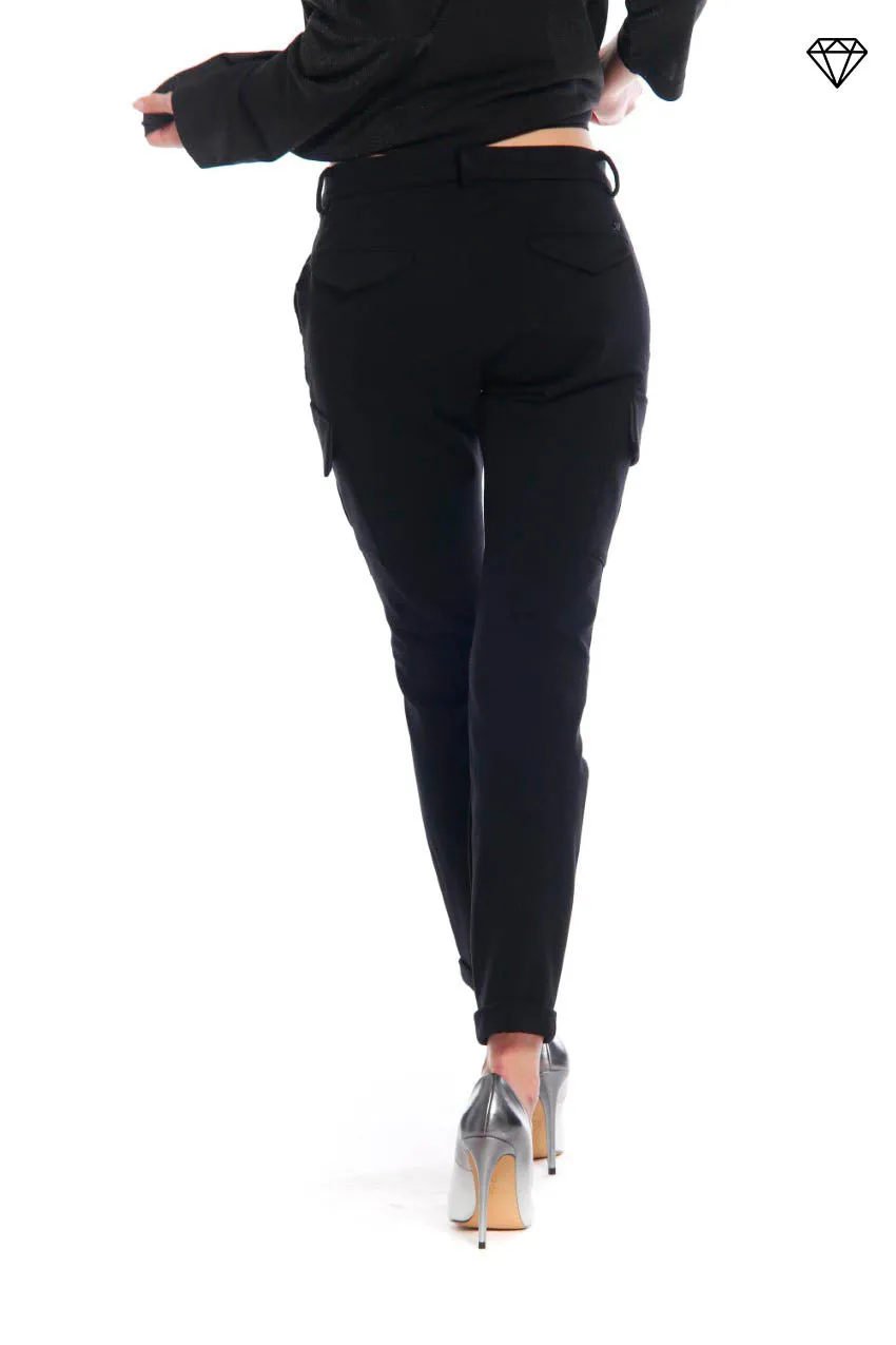 Chile City women's cargo pants in jersey technical  ①