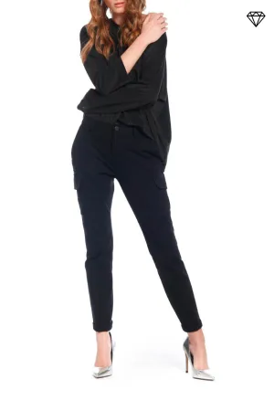 Chile City women's cargo pants in jersey technical  ①