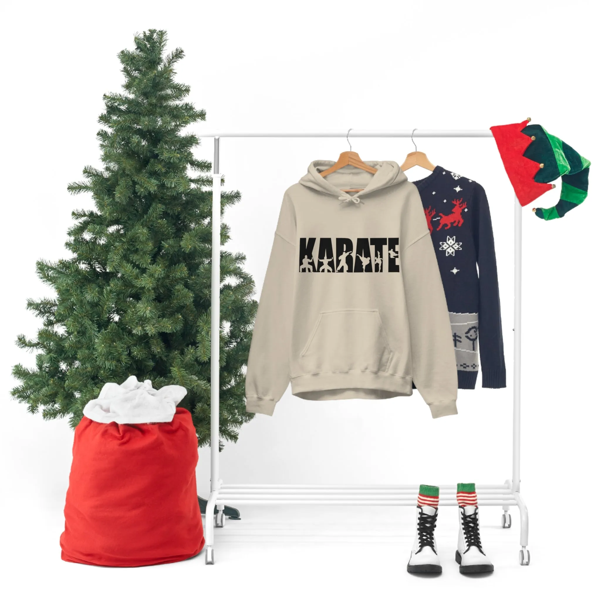Chill Stitch – Karate Sport - Unisex Hooded Hoodie Sweatshirt – Embrace Your Vibe