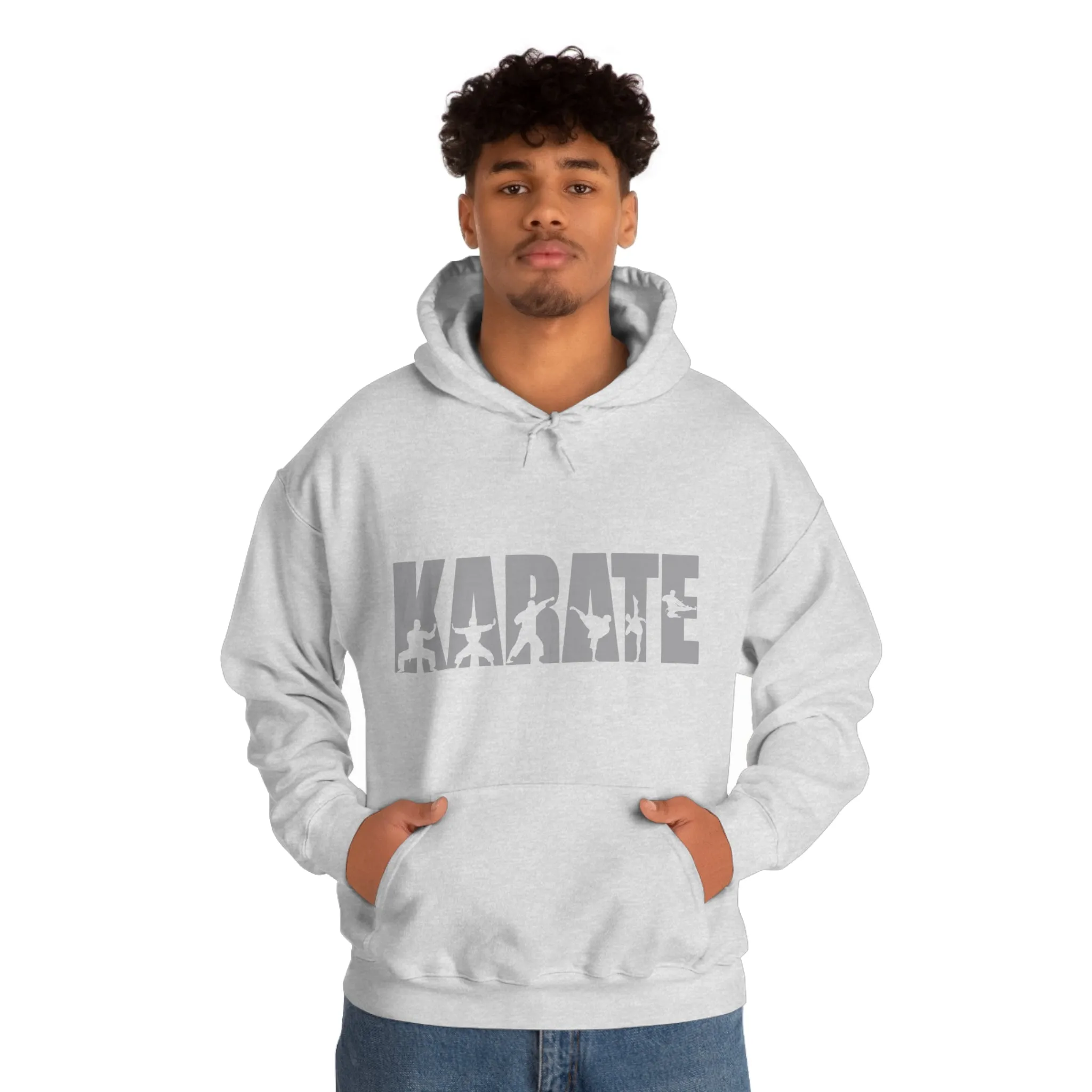 Chill Stitch – Karate Sport - Unisex Hooded Hoodie Sweatshirt – Embrace Your Vibe