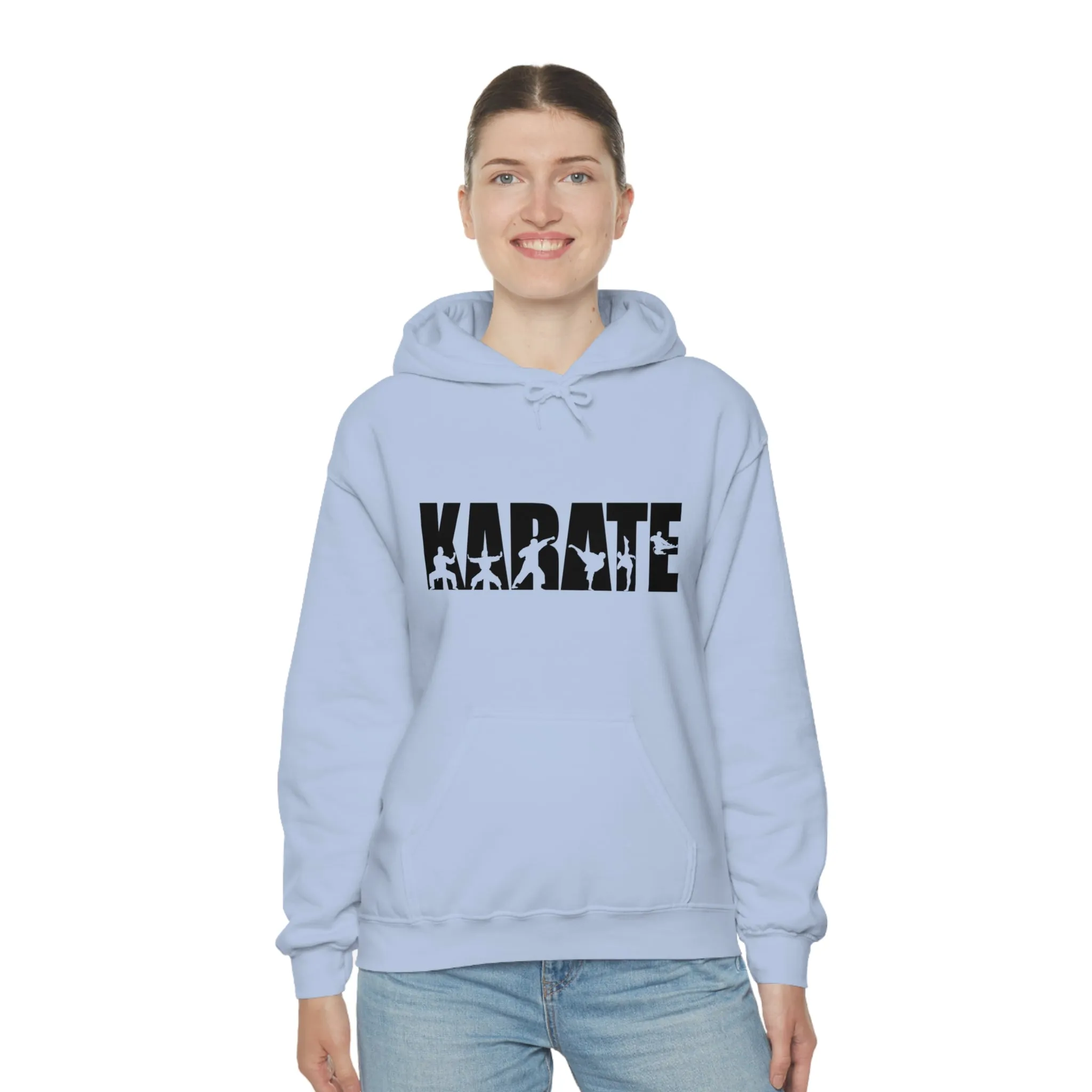 Chill Stitch – Karate Sport - Unisex Hooded Hoodie Sweatshirt – Embrace Your Vibe