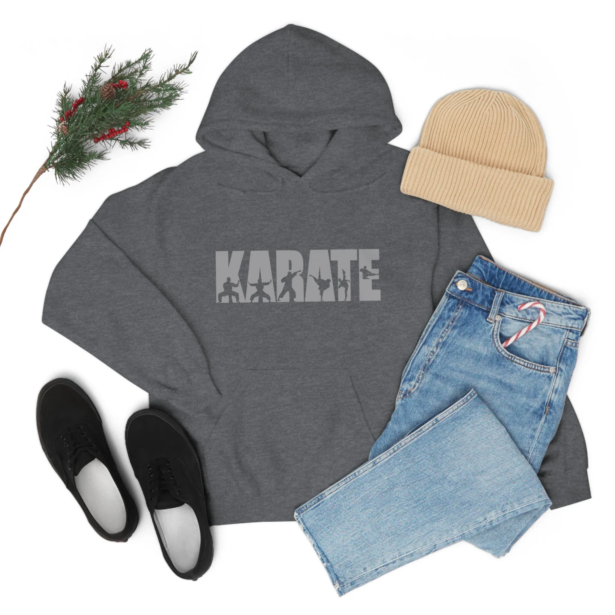 Chill Stitch – Karate Sport - Unisex Hooded Hoodie Sweatshirt – Embrace Your Vibe