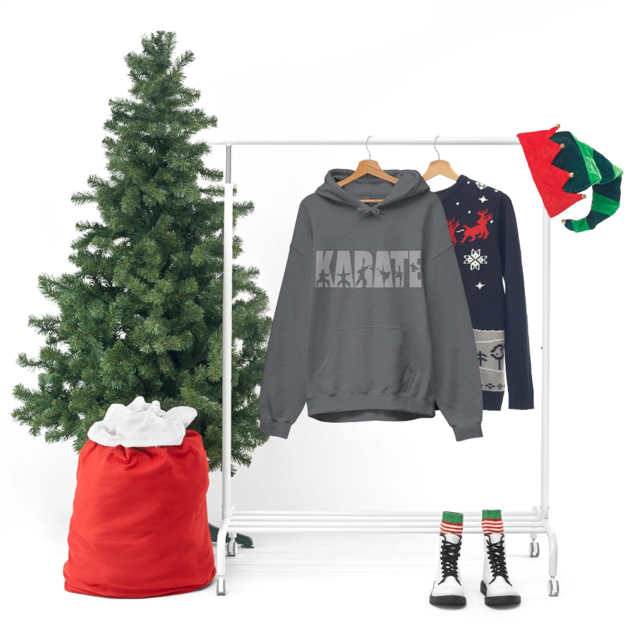 Chill Stitch – Karate Sport - Unisex Hooded Hoodie Sweatshirt – Embrace Your Vibe