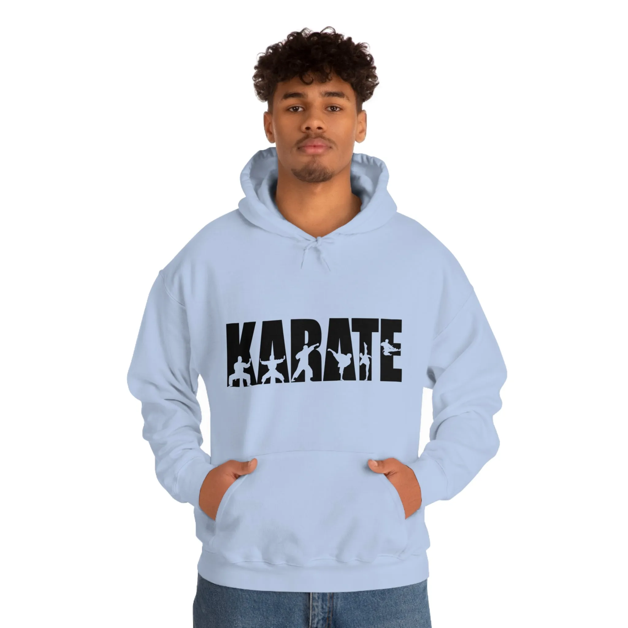 Chill Stitch – Karate Sport - Unisex Hooded Hoodie Sweatshirt – Embrace Your Vibe