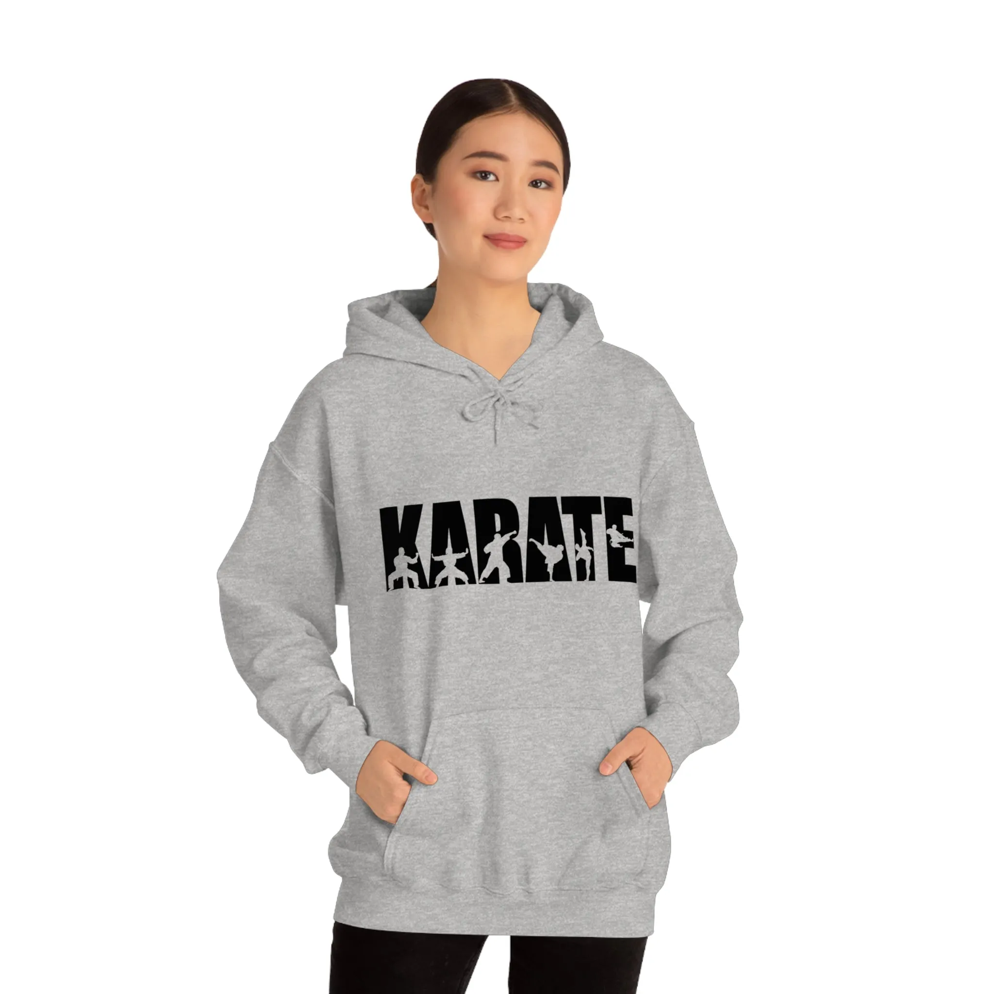 Chill Stitch – Karate Sport - Unisex Hooded Hoodie Sweatshirt – Embrace Your Vibe