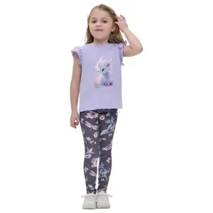 Choupette Multicolor Printed Leggings
