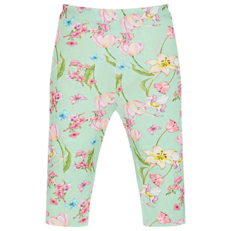 Choupette Multicolor Printed Leggings