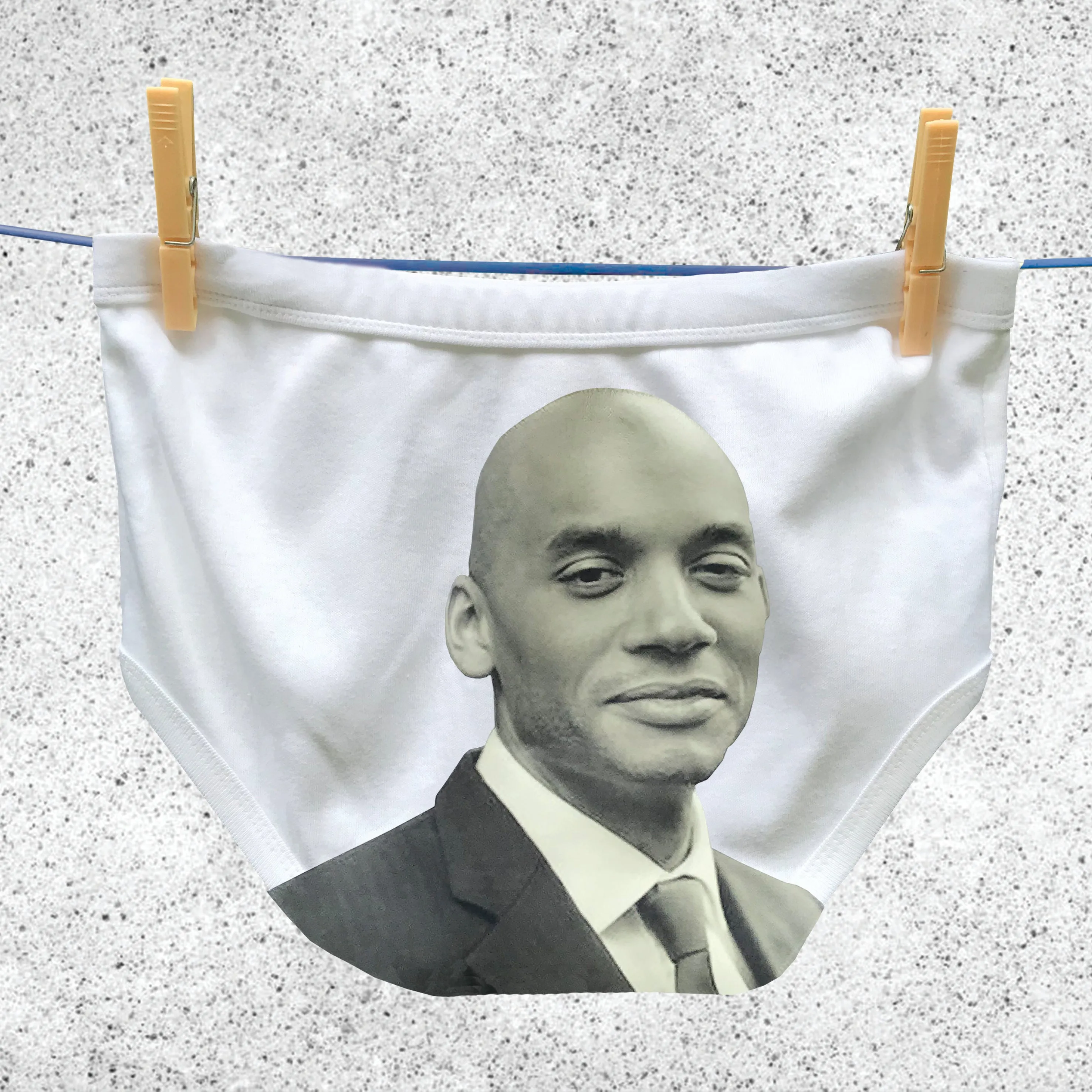 Chuka Umunna's face on adult Political Pants