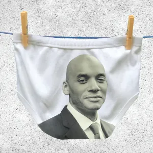 Chuka Umunna's face on adult Political Pants