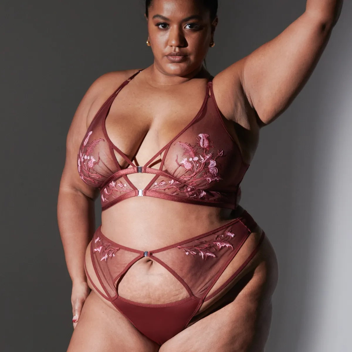 Cirsi Bralette - Burgundy