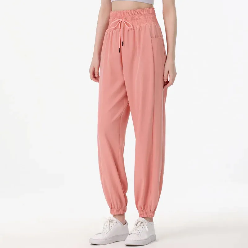 Classic-Fit High-Rise Jogger Pants
