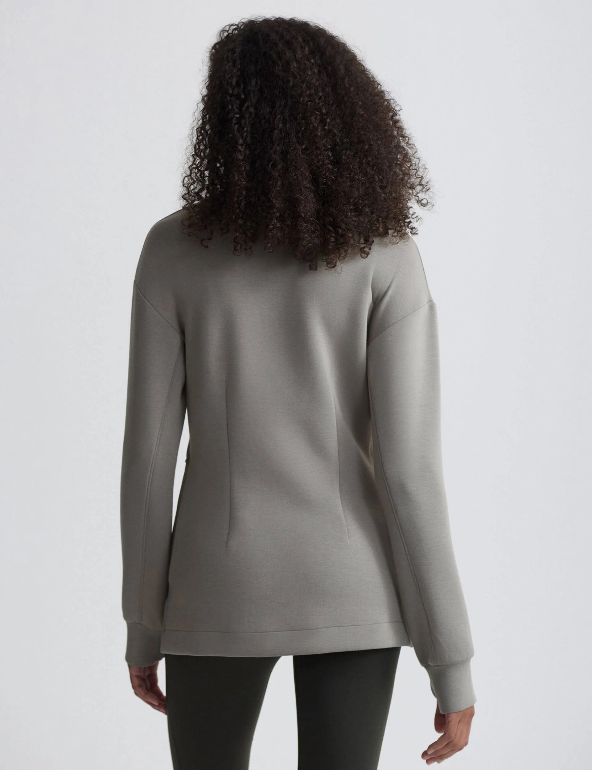 Cleo Half-Zip Midlayer - Gravity Sage