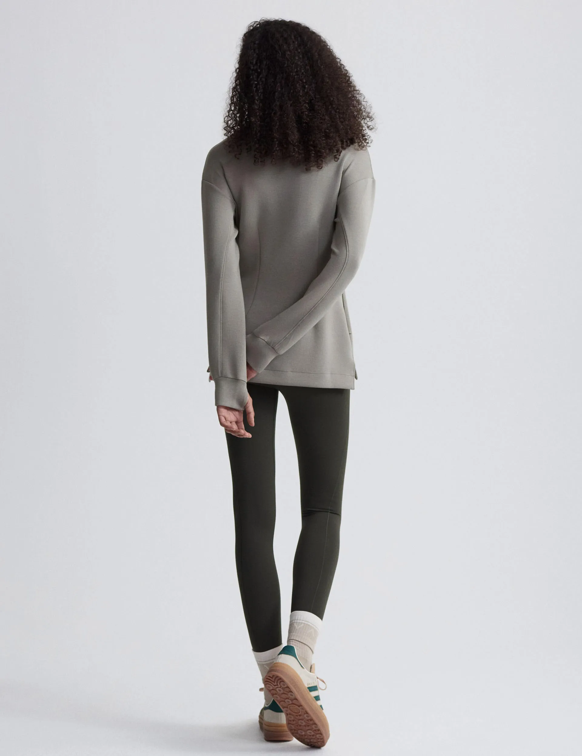 Cleo Half-Zip Midlayer - Gravity Sage