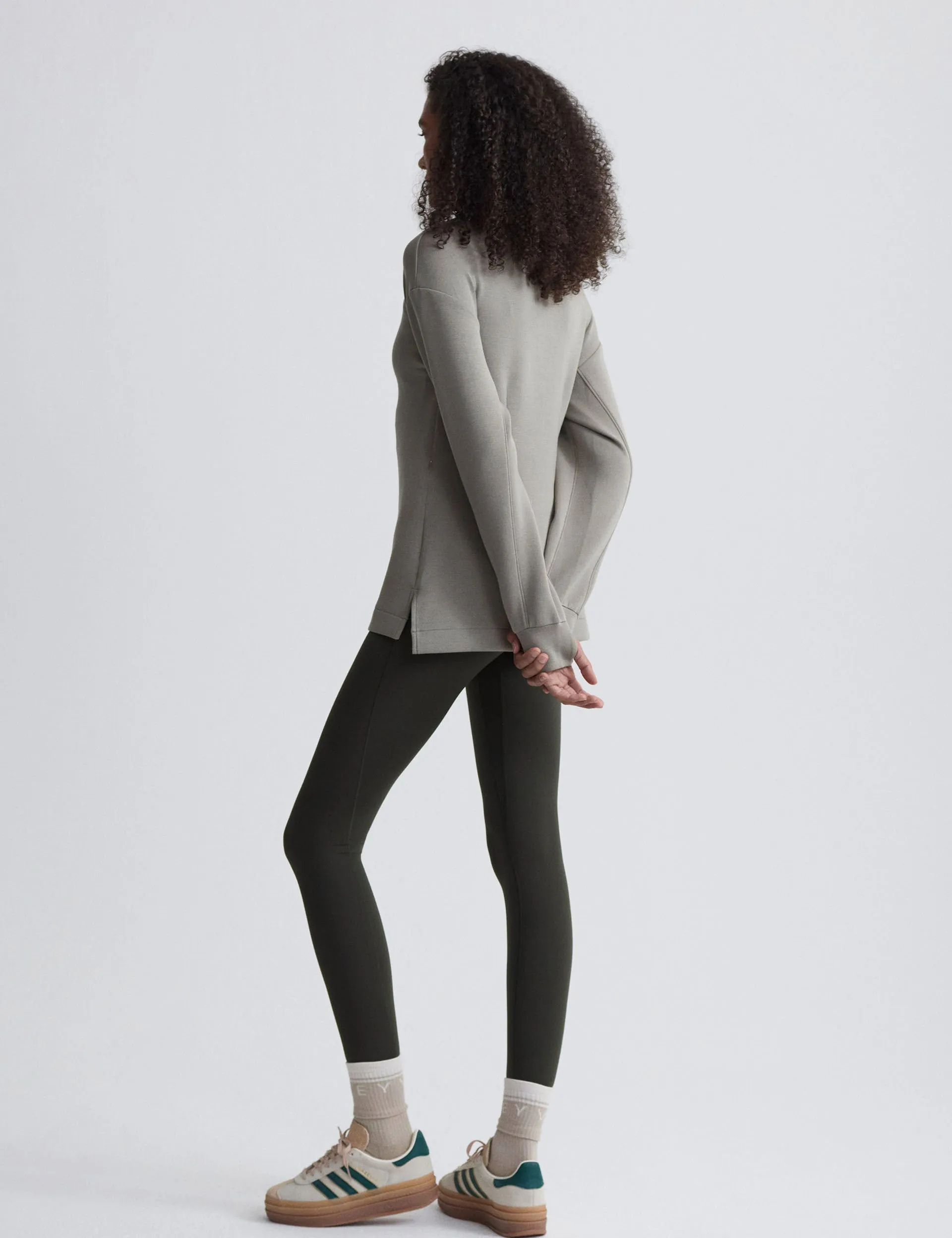 Cleo Half-Zip Midlayer - Gravity Sage